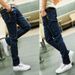 Men's Clothing Jeans Men's Spring And Autumn Trendy Brand Elastic Slim Fit Slim Feet 2022 Men's Black Trendy Autumn Long Pants Men_mkmklike.com