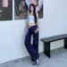 In-stock Original Denim Color Low-waist Slim Straight Jeans Women, Versatile, Slimming, With A Nice Drape, Available For_mkmklike.com