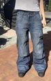 Men's Washed Distressed Jeans Cross Border Style Loose Straight Leg Casual Pants American Retro Autumn Winter Streetwear_mkmklike.com