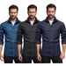 Men's Denim Shirt Jacket - Classic Open Front Casual Shirt For Men, Comfortable & Stylish, Multiple Colors & Sizes (S-3XL)_mkmklike.com