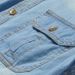 Pulse Cross-Border Foreign Trade Denim Workwear Spring Autumn European And American Washed Shirt Men's Long Sleeve Top_mkmklike.com
