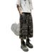 Men's Retro Heavyweight Camouflage Cargo Capri Pants Summer/Autumn Large Pocket Frayed Edge Shorts Trend_mkmklike.com