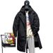 Lunar Apex Men's Autumn Winter Two-Piece Mid-Length Hooded Jacket Coat Trendy Mature Style Cool Parka_mkmklike.com
