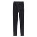 High Waist Stretch Jeans For Women 25 Autumn Winter New Slim Fit Fashion Black Fleece Lined Thickened Skinny Pants_mkmklike.com