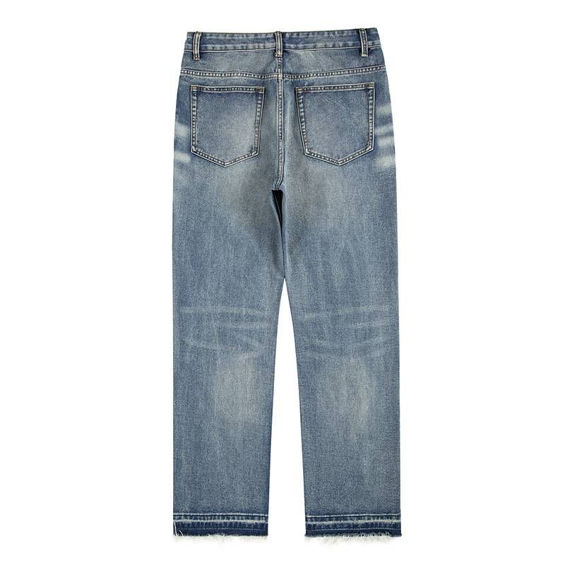 Men's Clothing High Street Distressed White Washed Paris Ripped Jeans_mkmklike.com