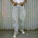 Men's Clothing Men's High Waist Retro Loose Fit Jeans Cupid Angel Print Street Style Trousers Fashion For Formal & Casual_mkmklike.com