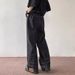 Trendy Brand Wide Leg Jeans for Men Loose plus Size Light Color Slightly Flared Hong Kong Style Spring Autumn New_mkmklike.com