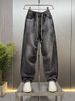 Men's Clothing High Street Cool Jeans Men's Spring And Autumn White Washed Straight Pants Versatile Wide Leg High Street Denim Trousers_mkmklike.com