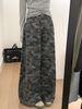 Retro Camouflage Wide-leg Jeans, Women's Jeans, High-waisted And Slimming, Suitable For Autumn And Winter Seasons._mkmklike.com