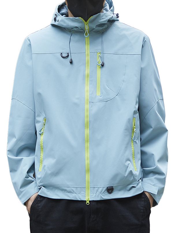 Softshell Functional Couple's Hooded Women, Spring And Autumn Outdoor Mountaineering Sports Windbreaker Jacket For Men_mkmklike.com