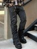 Men's Slim Fit Distressed Jeans – Vintage Washed Denim Pants With Stretch Comfort, Tapered Leg & Raw Hem (XS-XXL, Mid-Rise, Zip Fly)_mkmklike.com