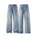 RUIIENRS X SKCS STUDIO Men's Simple Loose Straight Leg Jeans Spring New Arrival WN5388_mkmklike.com