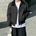 Loom MYQ Stylish Turn-Down Collar Short Jacket Men's Autumn Loose Casual Coat Korean Commuter Style Versatile Top_mkmklike.com