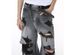MTLCLOTHES Men's Clothing|Four Seasons New High Street Hip-Hop Distressed Beggar Style Wide-Leg Floor-Length Jeans_mkmklike.com