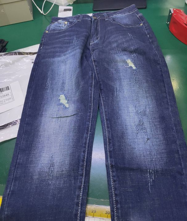 Men's Clothing Stretch Jeans Ripped Trendy Versatile Slim Simple Skinny Pants_mkmklike.com