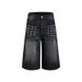 Trendy American Brand Slimming Wide Leg Pants Washed Heavily Beaded Niche Design Straight Leg Jeans for Men And Women_mkmklike.com