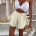 Bestseller In Europe And America, Non-stretch, Salt-washed, Women's Elastic Waist, Frayed Edges, Umbrella-shaped Denim_mkmklike.com