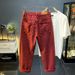 Men's Clothing High Street Jeans For Men, The Same Style, Trendy Brand, New Casual Loose Straight Pants_mkmklike.com
