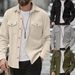 Cross-Border European And American New Stand Collar Button Cardigan Long Sleeve Casual Fashion Solid Color Versatile_mkmklike.com