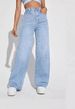 Women's Clothing Relaxed Fit Washed Denim Jeans Straight Leg Vintage Casual Pants - Classic Black/Grey/Navy/Light Blue_mkmklike.com