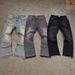 Men's Slim Fit Denim Jeans With Ripped Patches Heavy-Duty Hot Diamond Printing Trendy Vintage High Street Style Mid Waist Zipper Fly_mkmklike.com