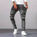 Premium High-Street Men's Jeans – Slim Straight Fit With Stretch (S-2XL, Stonewashed Denim)_mkmklike.com