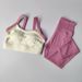 Cross-Border Hot-Selling High-Intensity Kitten Ear Series Yoga Clothing Two-Piece Sports Wear Gym Set For Women_mkmklike.com
