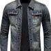 Loom 2025 New European And American Washed Vintage Classic Denim Jacket For Men Youth Street Style Handsome Coat Trendy_mkmklike.com