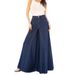Women's Clothing Simple Wide Leg Jeans Elegant & Comfortable High-Waisted Wide-Leg Stretch Jeans For Women – Classic Blue Denim With Soft Fabric_mkmklike.com