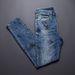 Men's Clothing Slim Fit Printed Ripped Patches Jeans Style Midweight Cotton Skinny Pants Long Cropped Denim_mkmklike.com