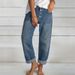 Women's Clothing New Loose Casual Versatile Simple Slimming Ladies Denim Straight Pants Women's Clothing_mkmklike.com