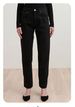 Asymmetric Seam Straight Leg Jeans - High Waist Stretch Denim Pants (Black/Deep Blue/Light Blue/Gray Black/Vintage Blue/Distressed Light Blue)_mkmklike.com