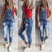 Women's Clothing Autumn And Winter New Women's Fashion Ripped Slim Stretch Jeans Women's Overalls Trousers_mkmklike.com