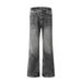Heavy-duty Washed Vintage American Straight-leg Jeans Men's High Street Punk Loose Dad Pants_mkmklike.com