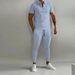 Summer Menswear Slim Fit Trend Youth Leisure Sports Set_mkmklike.com
