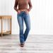Women's High Stretch Flared Jeans - Comfortable Casual Denim Pants With Bootcut Design, Plus Size Available (Dark Blue, Medium Blue, Light Blue)_mkmklike.com