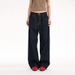 Men's Clothing Classic Relaxed Straight-Leg Cleanfit Denim Jeans For Men & Women - Vintage Washed Blue & Black (XXS-XL)_mkmklike.com