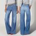 Women's Relaxed Straight Leg Jeans - Comfortable Stretch Denim Pants, Casual Loose Fit, Dark Blue/Lake Blue/Black_mkmklike.com