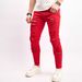 Men's Clothing Men's Simple Solid Color Skinny Pocket Jeans Men's Casual Skinny Jeans Pants_mkmklike.com