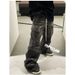 Men's Clothing Original Version RO Main Line 23SS Bela Cargo Heavy Dirty Wash Smoky Gray Mopping Work Jeans_mkmklike.com
