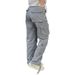 Women's Casual Long Pants INS Cargo Style Six Pockets WT423 Autumn Season Relaxed Everyday Wear Versatile Comfortable Feshion Trend_mkmklike.com