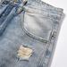 Men's Ripped Jeans Loose Fit Versatile Straight Trendy Ins American Street Style Washed Wide Leg Long Pants_mkmklike.com