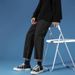 Men's Trendy Loose Straight Leg Jeans Casual Long Pants Spring Autumn Summer Korean Style Cropped_mkmklike.com