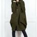 Women's Clothing Hooded Pocket Sweatshirt Zipper Mid Length Two Piece Loose Jacket Women_mkmklike.com