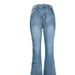 Women's Clothing High-Waisted Flared Jeans – Vintage Stretch Denim & Comfort Fit (S-5XL, Classic Blue)_mkmklike.com