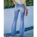 Vintage High-Waisted Flared Jeans For Women - Stretch Denim With Multiple Buttons & Washed Finish - Plus Size Available_mkmklike.com
