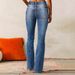 Jeans Flare Pant Women Denim Long Pants Bodycon Casual Y2k Elegant Vintage Button Pocket Straight Trousers Zipper Streetwear_mkmklike.com