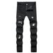 Men's Ripped Jeans - Distressed Denim Pants For Casual Streetwear, Slim Fit Stretch Comfort_mkmklike.com