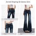 American Vintage Flare Jeans For Women – Low-Rise Stretchy Bootcut Denim Pants (XS-4XL, Retro Blue, 2025 Fall Trendy)_mkmklike.com