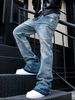 Men's Hip-Hop Splatter Paint Denim Jeans - 100% Cotton Instagram AAAViral Streetwear Jeans_mkmklike.com